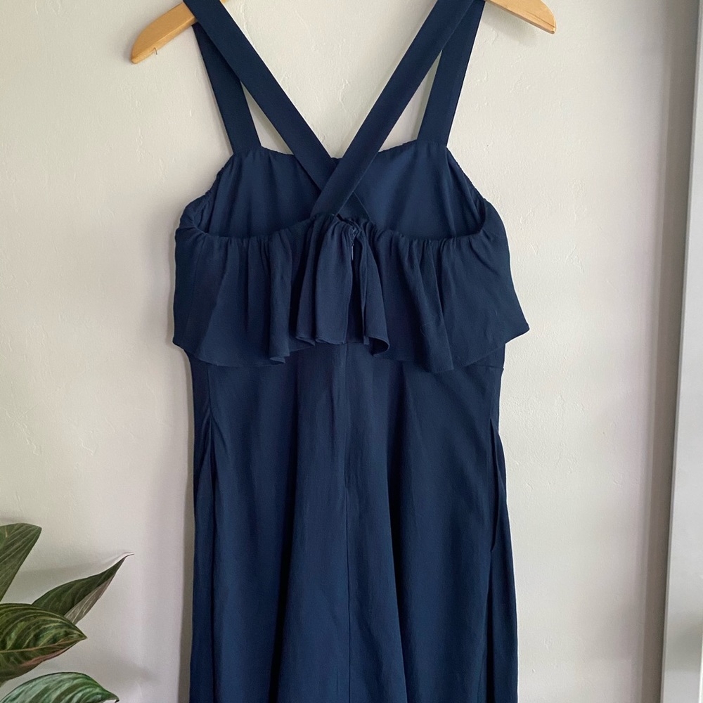 Madewell Apron Ruffle Dress - Picture 2 of 7